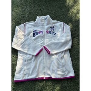 Vtg Disney‎ Best Pals Fleece Jacket Extra Large Full Zip